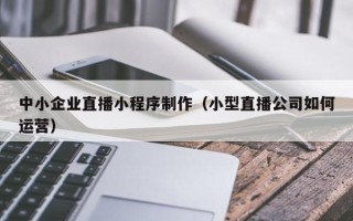 南城中小企业直播小程序制作（小型直播公司如何运营）