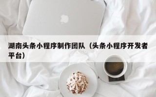 南城湖南头条小程序制作团队（头条小程序开发者平台）